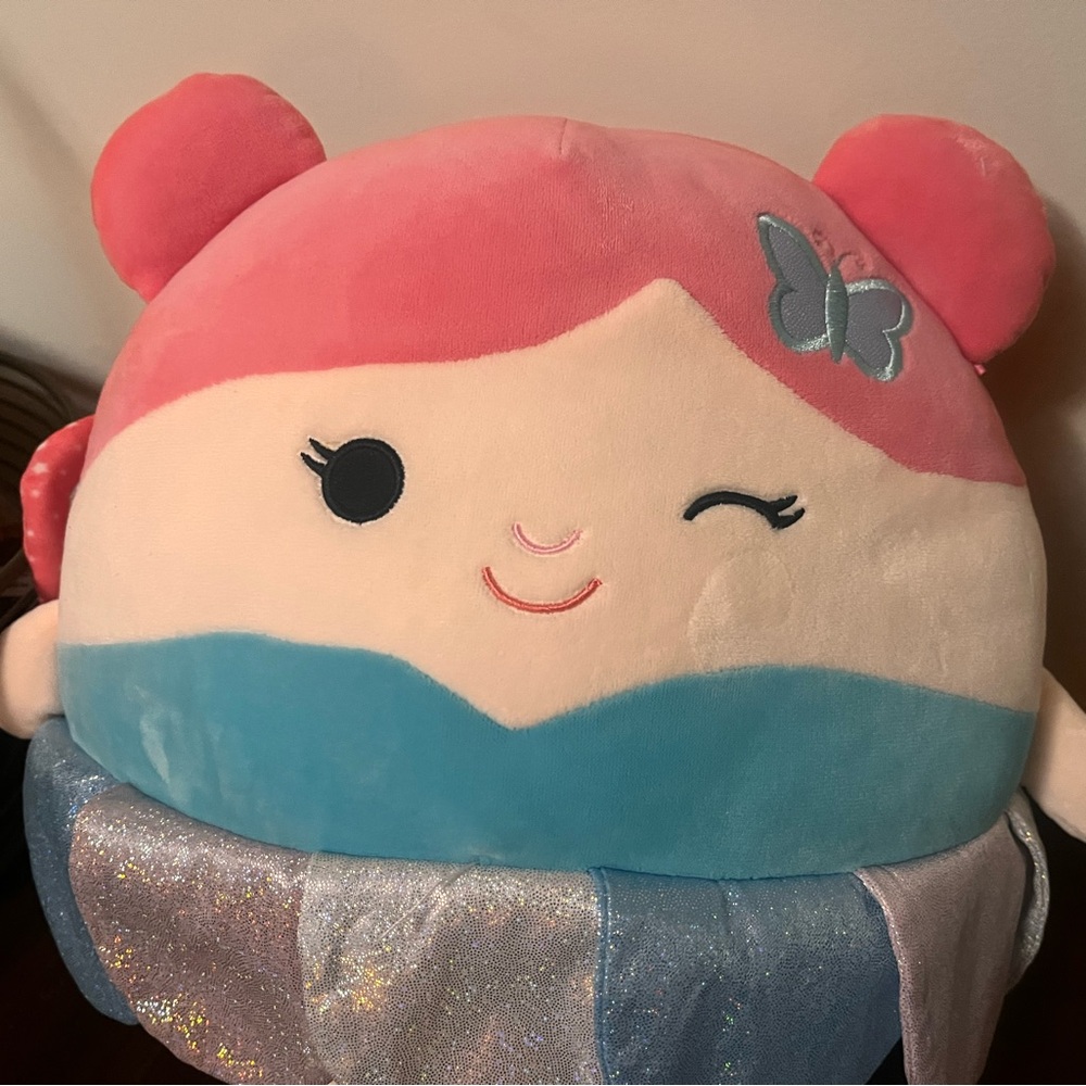 Cute Pink and Blue Plush Toy